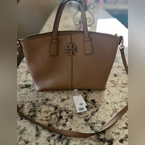 Tory Burch McGraw Top-Zip Satchel